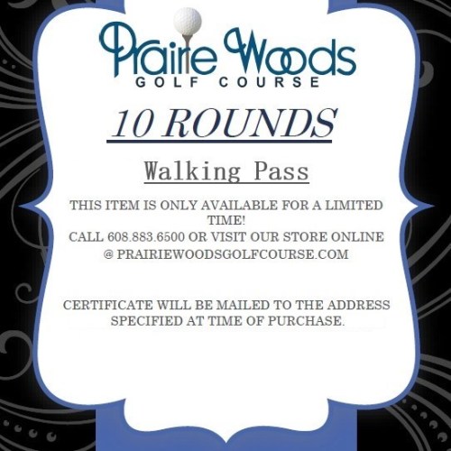10 Prepaid Rounds - Walking